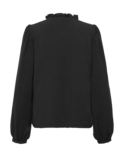 JDY - JDYRachel Life Pintuck Bluse - Black